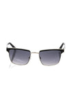 Black Metallic Fibre Men Sunglass