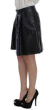 Black Blue Two Piece Suit Skirt & Blazer