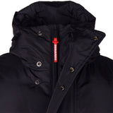Black Nylon Men Down Jacket