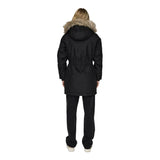 Black Polyester Parka