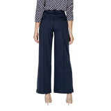 Blue Polyester Pant