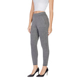 Black Polyester Skinny Pant