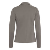 Beige Polyester Blazer