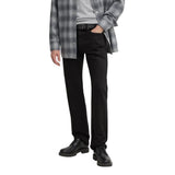 Black Cotton Relaxed Fit Jean