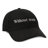 Black Cotton Men Cap