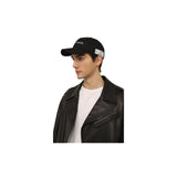 Black Cotton Men Cap