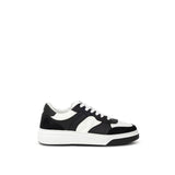 Black And White Leather Sneaker