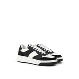 Black And White Leather Sneaker
