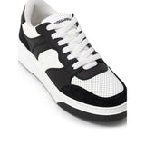 Black And White Leather Sneaker