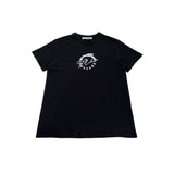 Black Cotton Men T-Shirt