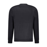 Black Cotton Men Sweater