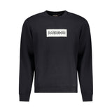 Black Cotton Men Sweater