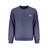 Blue Cotton Men Sweater