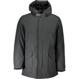 Gray Cotton Men Jacket