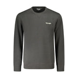 Black Cotton Men Sweater