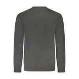 Black Cotton Men Sweater