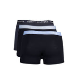 Black Cotton Men Boxer Trio Pack