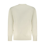 Beige Cotton Men Sweater