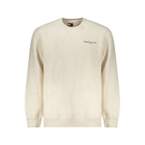 Beige Cotton Men Sweater