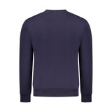 Blue Cotton Men Sweater