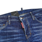 Blue Cotton Men Slim Jean