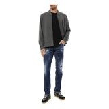 Blue Cotton Men Slim Jean