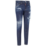Blue Cotton Men Jeans