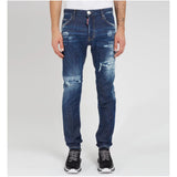 Blue Cotton Men Jeans