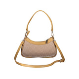 Beige Polyethylene Handbag