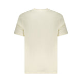 Beige Cotton Men T-Shirt