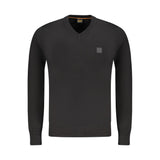 Black Cotton Sweater
