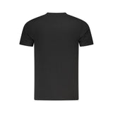 Black Cotton Men T-Shirt