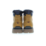Beige Polyester Men Boot