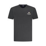 Black Cotton Men T-Shirt