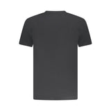 Black Cotton Men T-Shirt