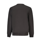 Black Cotton Men Sweater