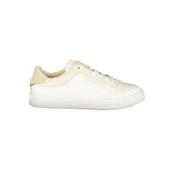 Beige Leather Women Sneaker