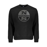 Black Cotton Men Sweater