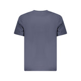 Blue Cotton Men T-Shirt