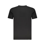 Black Cotton Men T-Shirt