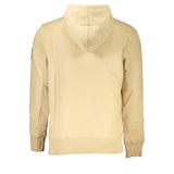 Beige Cotton Men Sweater