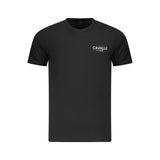 Black Cotton Men T-Shirt
