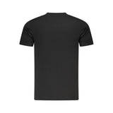 Black Cotton Men T-Shirt
