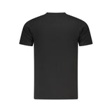 Black Cotton Men T-Shirt