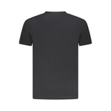 Black Cotton Men T-Shirt
