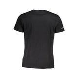 Black Cotton Men T-Shirt