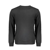 Black Cotton Men Sweater