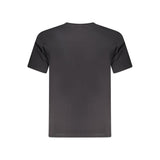 Black Cotton Men T-Shirt