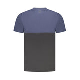 Blue Cotton Men T-Shirt