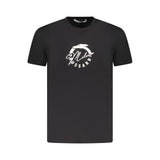 Black Cotton Men T-Shirt